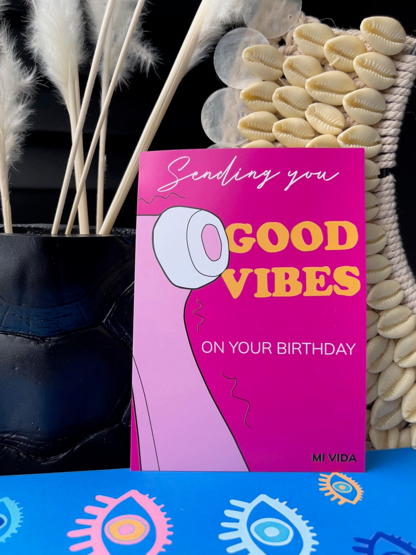 Mi Vida Ansichtkaart - Good Vibes