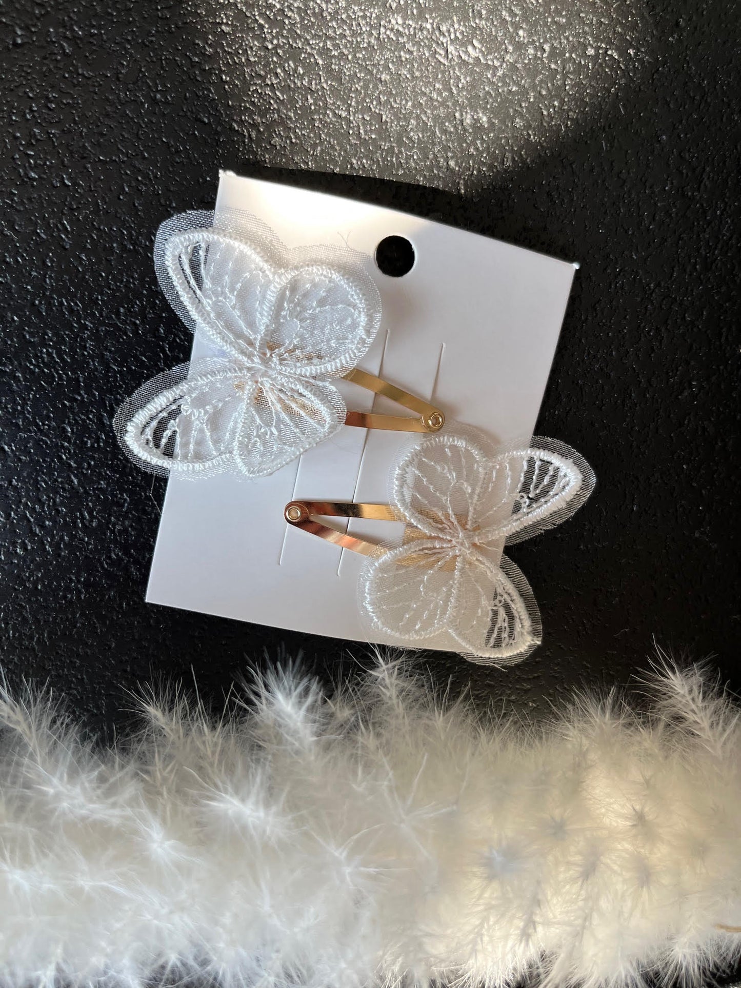 Haarspeld vlinder wit - mix & match