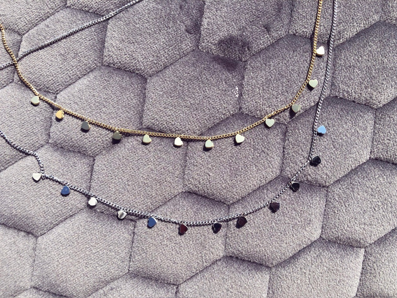 Ketting - Hearts - Silver