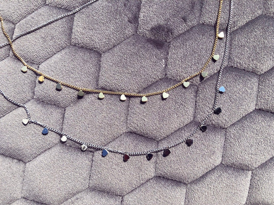 Ketting - Hearts - Silver