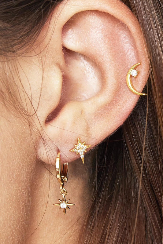 Piercing - Sparkling Moon Gold/Silver