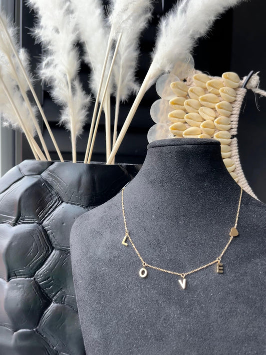 Ketting - Gold L O V E